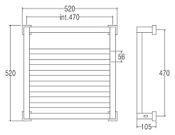 Margaroli Полотенцесушитель Panorama 810 – фотография-2