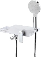 Lemark Смеситель для ванны Unibox LM6914CW белый/хром