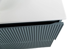 BelBagno Тумба с раковиной Uno 100 подвесная Голубой матовый с раковиной BB-8099-100 – фотография-8