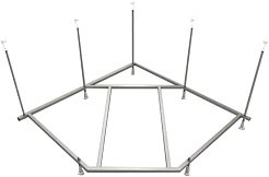 Aquatek Сборный каркас на шпильках к ванне Ума – фотография-1