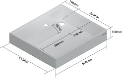 СанТа Раковина под стиральную машину Юпитер 60x55 белая – фотография-6