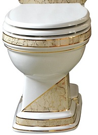 Creavit Чаша для унитаза Klasik KL310-ОЕ с биде – фотография-1