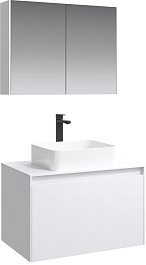 Aqwella Комплект мебели Mobi 80 белый – фотография-1