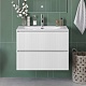 BelBagno Тумба с раковиной Uno mini 100 подвесная Bianco Opaco с раковиной BB-8099-3-100 – картинка-22