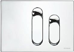 Schwab Кнопка смыва Dura глянцевый хром – фотография-1