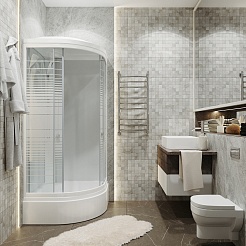 Triton Душевая кабина Стандарт 90/90 В с полочкой Щ0000061848 – фотография-3