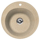 Florentina  Мойка гранитная Никосия круглая песочный