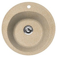 Florentina  Мойка гранитная Никосия круглая песочный