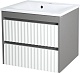 Brevita Мебель для ванной Balaton 80 L белая/серая – картинка-11