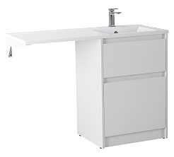 BelBagno Тумба с раковиной Kraft LVD 58 напольная Bianco Opaco под стиральную машину правосторонняя – фотография-2