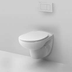 Am.Pm Унитаз подвесной Sense IS301.741700 в комплекте с инсталляцией – фотография-2