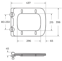 BelBagno Крышка-сиденье BB2112SC 35,6/43,7 с быстросъёмными петлями – фотография-2