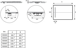 Jacob Delafon Поддон для душа Surface E62625-SS2 100х80 см – фотография-2