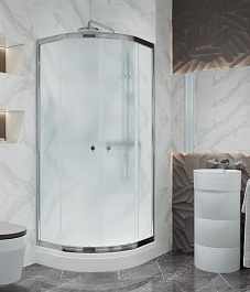Triton  Душевой уголок Риф А 90x90 хром – фотография-3