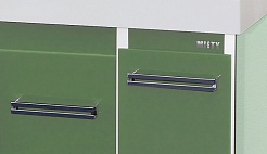 Misty Тумба с раковиной Джулия QVATRO 90, 3 ящика, салатовая – фотография-2