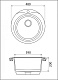 Granfest Мойка кухонная Rondo GF-R480 Терракот – картинка-6