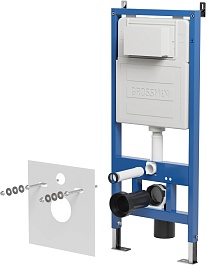 Grossman Инсталляция для подвесного унитаза Style 97.05.10M с клавишей смыва хром глянцевый – фотография-6