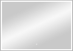 Continent Зеркало Frame Black Led 1000x700