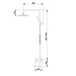 Raiber Душевая стойка R0805  – фотография-2