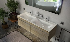 Velvex Тумба с раковиной Pulsus 140 дуб сонома – фотография-3