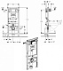 Geberit Система инсталляции Duofix Omega 111.060.00.1 для подвесных унитазов – фотография-4