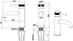 Allen Brau Смеситель для раковины Priority 5.31001-31 черный матовый – фотография-8