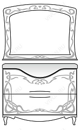 Водолей Тумба с раковиной "AELITA 105" – фотография-5