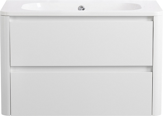 Cezares Тумба с раковиной без отверстия под смеситель Relax 80 подвесная bianco lucido – фото-1