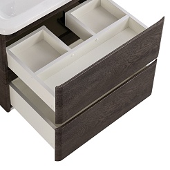 BelBagno Тумба с раковиной Albano-Cer 60 подвесная Rovere Nature Grigio – фотография-7