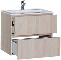 Aquanet Тумба с раковиной Алвита 60 ясень коимбро – фотография-4