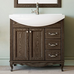 ValenHouse Тумба под раковину Эллина 85 кальяри, фурнитура хром – фотография-1