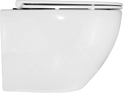 Azario Унитаз подвесной Navio AZ-0074 безободковый белый – фотография-4