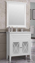 Comforty Мебель для ванной Палермо 80 белая матовая – фотография-1