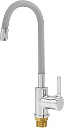 Aringa Смеситель для кухни Твид AR02022GR серый/хром – фотография-1