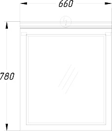 Opadiris Зеркало для ванной Мираж 65 с козырьком, орех – фотография-6