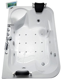 Gemy Акриловая ванна G9085 O R с TV – фотография-2