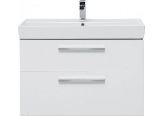 Aquanet Тумба с раковиной Nova 90 белая – фотография-8