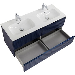 Cezares Тумба под раковину Duet-N 120 с 4 ящиками подвесная sapfiro – фотография-6