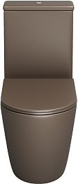 Grossman Унитаз компакт Color GR-4480BRMS коричневый матовый – фотография-2