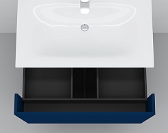 Am.Pm Тумба с раковиной SPIRIT 2.0 80 глубокий синий – фотография-6