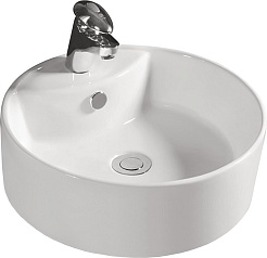 SantiLine Раковина накладная 40 SL-1070 белая – фотография-1