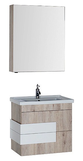 Aquanet Мебель для ванной "Мадейра 70" дуб кантри – фото-1