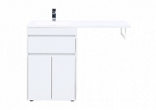 Aquanet Тумба с раковиной Токио 120 L напольная – картинка-7