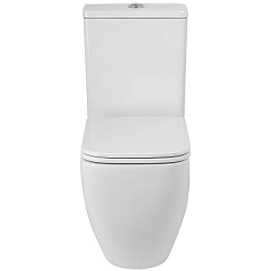 BelBagno Унитаз-компакт напольный Luce-Tor BB2197CP-TOR/SC безободковый с бачком белый – фотография-3