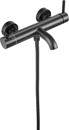 Milacio Смеситель для ванны Ultra MCU.350.MB черный матовый – фотография-3