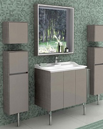 Акватон Мебель для ванной "Фабиа 80" латте – фотография-1