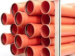 Хемкор Труба наружная ПВХ Ду 160х4,0х1000 с кольцом – фотография-4