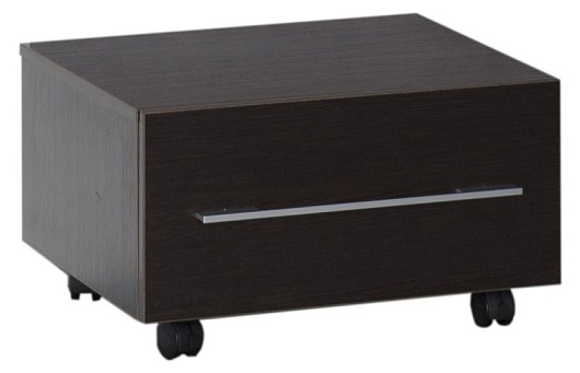 Aquanet Тумба подкатная "Нота 58" венге – фотография-2