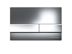 Ceramicanova Система инсталляции для унитазов Envision CN1002CH с кнопкой смыва Flat хром – фотография-2