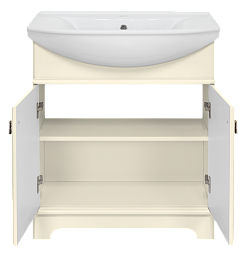 Misty Тумба с раковиной Лувр 65 слоновая кость – фотография-3